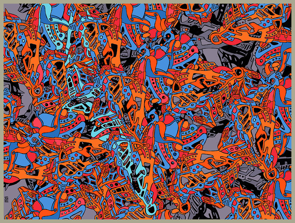 Electric 1BR-F Print