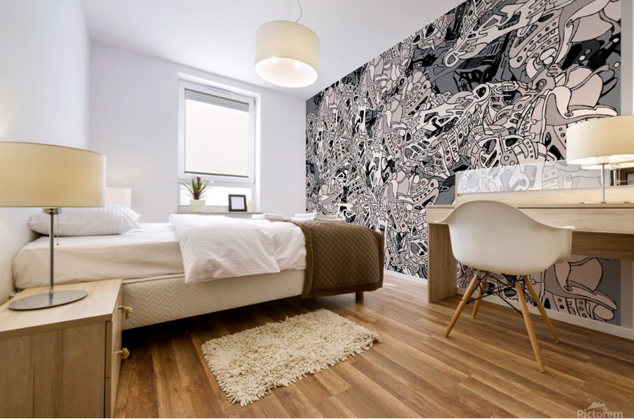 Fallen 1WG-F Mural print