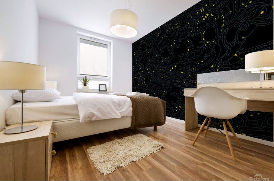 Fireflies 3Y-F Mural print
