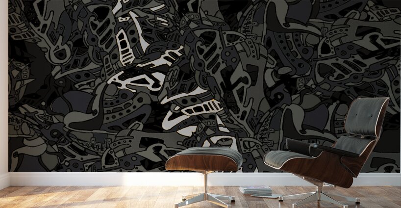 Electric 5BW-C Wall Murals