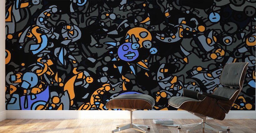 Microbiome 1OB-D Wall Murals
