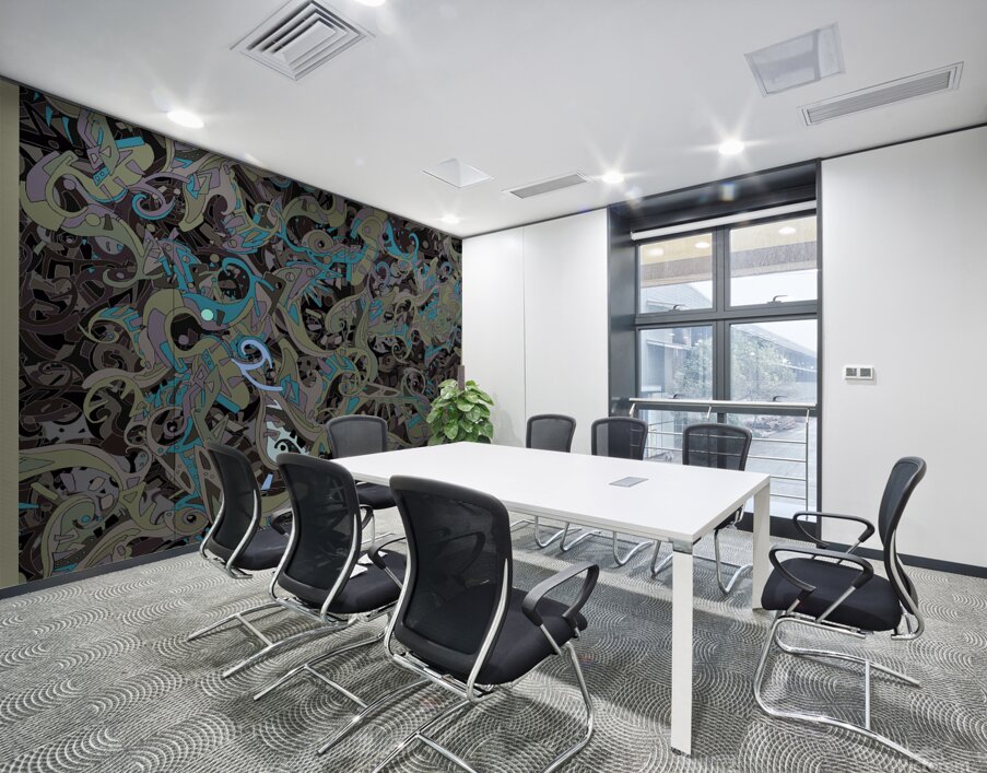 Hot Topic  BLUE  Vintage 002a Wall Printing