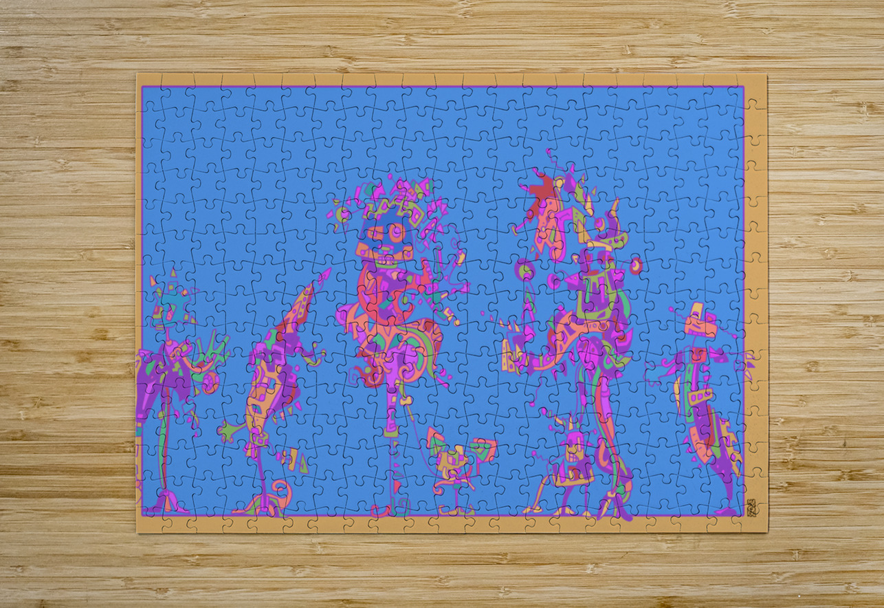 Bus Stop 2FB-F Martine Gaudissart Puzzle printing