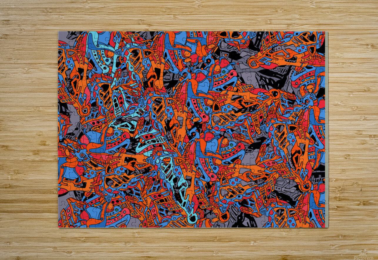 Electric 1BR-F Martine Gaudissart Puzzle printing