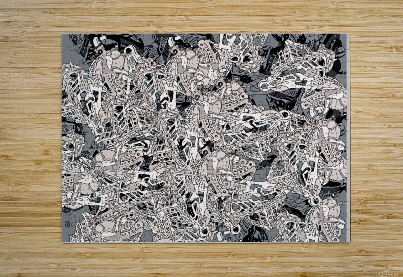 Fallen 1WG-F Martine Gaudissart Puzzle printing