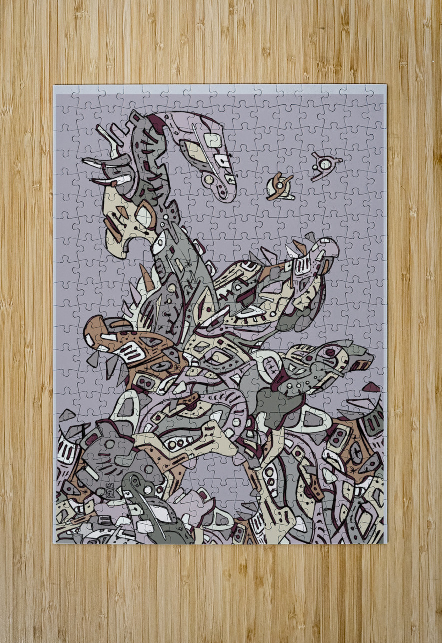 Evolve 9V-F Martine Gaudissart Puzzle printing