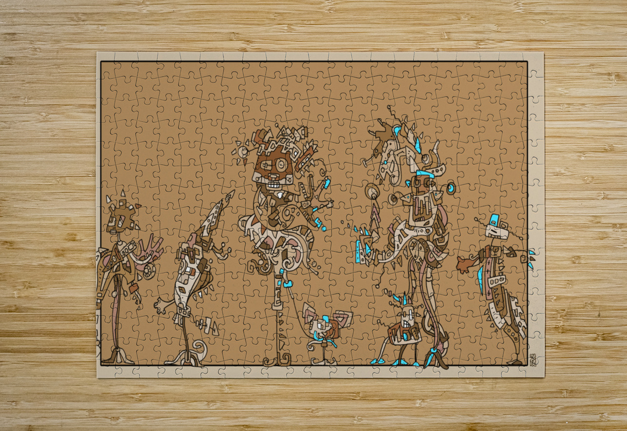 Bus Stop 10ST-F Martine Gaudissart Puzzle printing