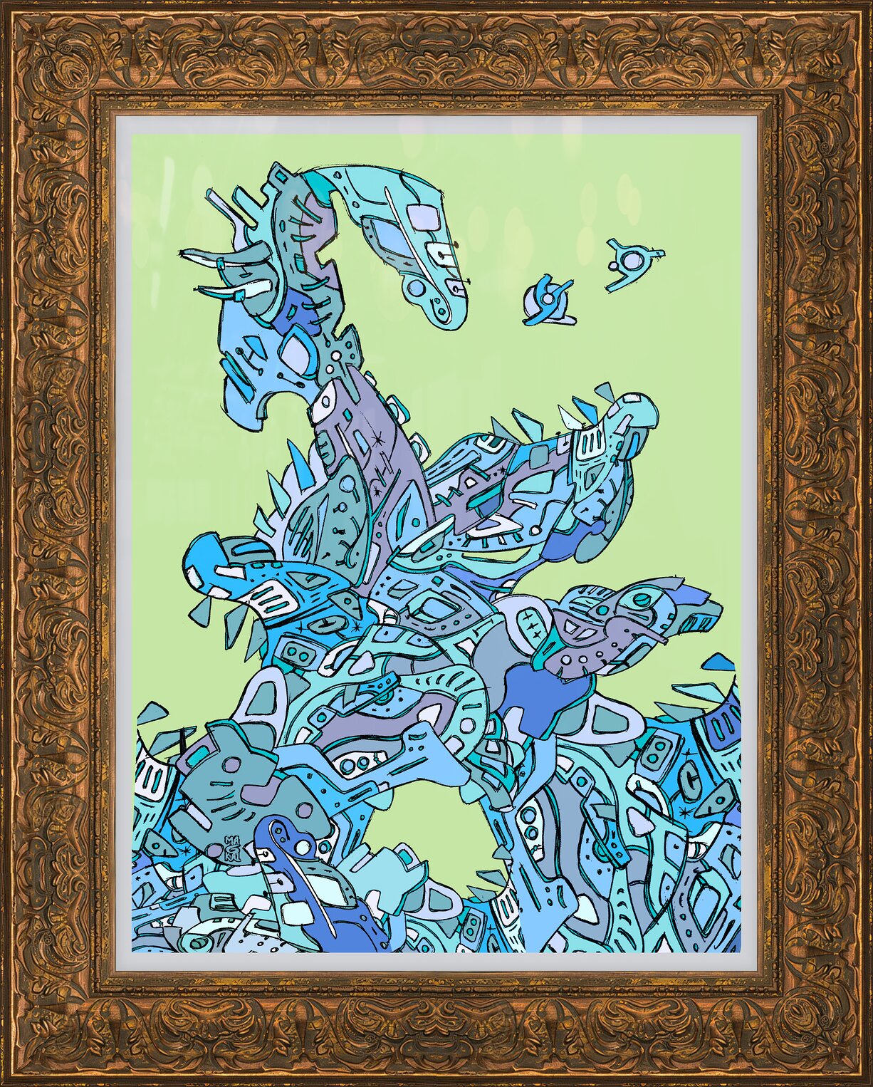 Impression de cadre personnalisé